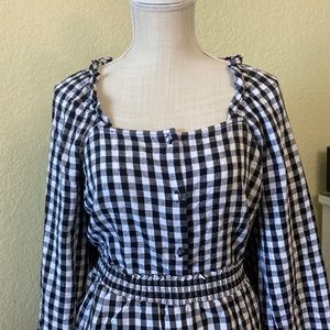Who What Wear Gingham Skirt and Top XL/XXL